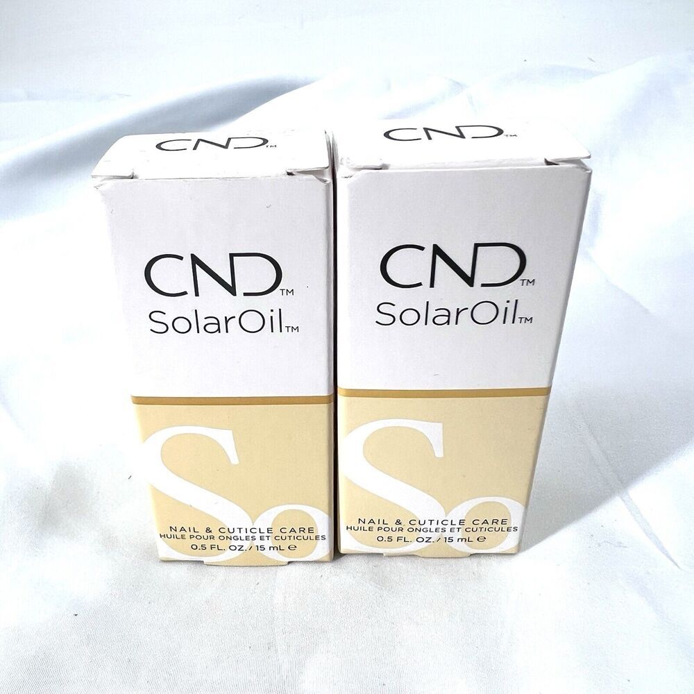 CND Solar Oil 0.5 oz/ 15 mL - Nail & Cuticle Conditioner Treatment - LOT OF 2 - Picture 2 of 3